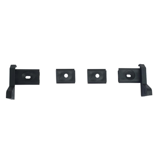Exitex Replacement End Caps Set for Exitex Aluminium Door Rain Deflector