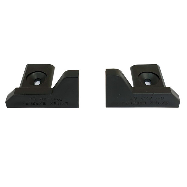 Exitex Replacement End Caps Set for Exitex Aluminium Door Rain Deflector