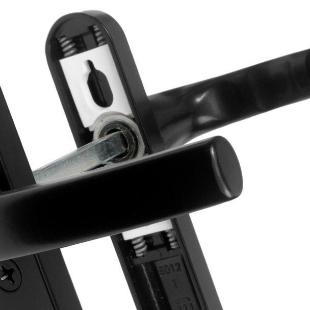  Winlock UPVC Composite Door Handle Pair 92mm PZ 122mm Fixings 