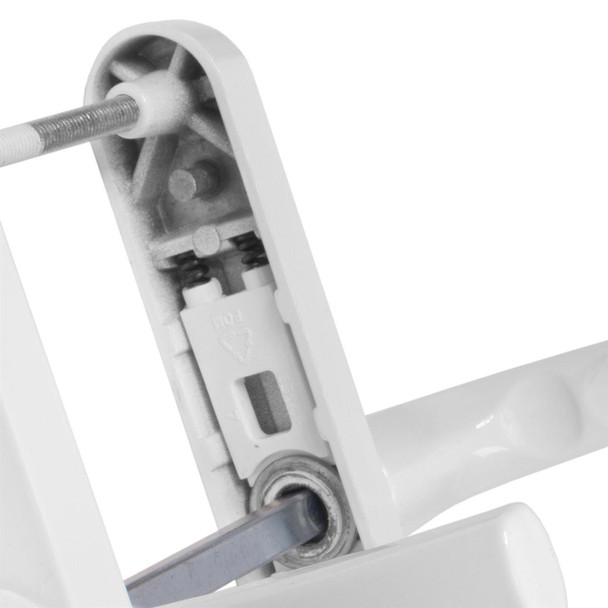 Winlock UPVC Composite Door Handle Pair 92mm PZ 211mm Fixings