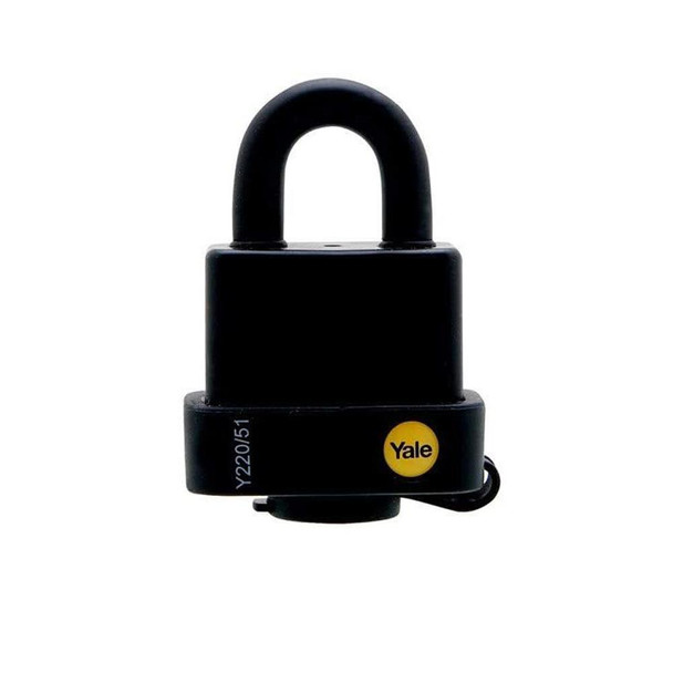 Yale Y220/51/118/HSP Hinged Steel Hasp and Weatherproof 51mm Padlock Heavy Duty Security Set Yale Y220/51/118/HSP Hinged Steel Hasp and Weatherproof 51mm Padlock Heavy Duty Security Set