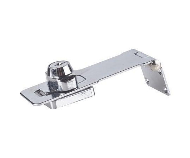 Yale Key Locking Hasp and Staple Lock 116mm Yale Key Locking Hasp and Staple Lock 116mm