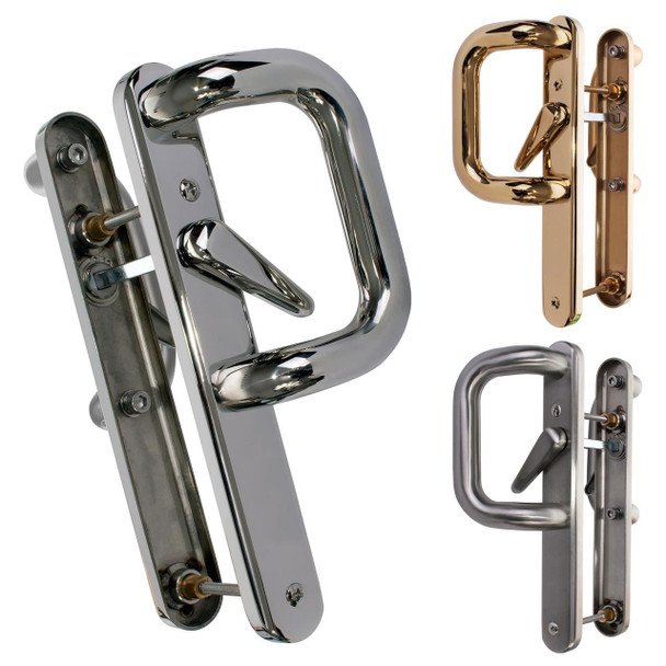 GreenteQ Inline Patio Door Handle Lever Only Coastline