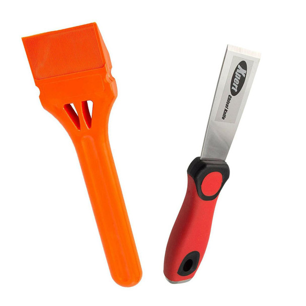 JCP Window Glazing Tool Kit Bundle with JCP Glazing Paddle and Xpert Chisel (2 Items)