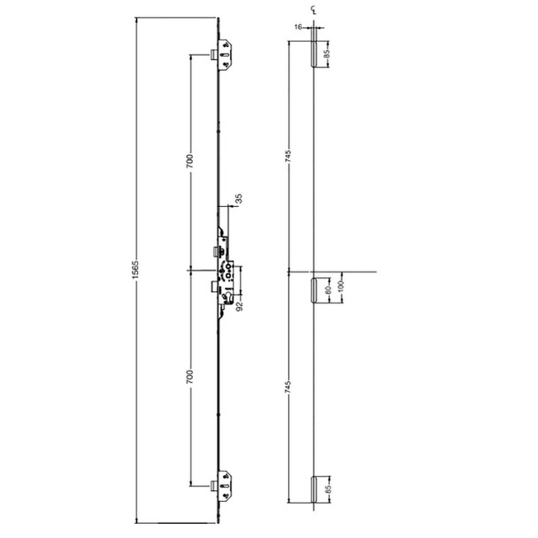 Avocet Pioneer WMS Caravan Door Lock 3 Deadbolt 35mm Backset 92PZ Ellbee Replacement Avocet Pioneer WMS Caravan Door Lock 3 Deadbolt 35mm Backset 92PZ Ellbee Replacement