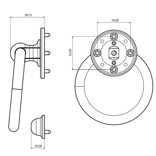 Fab & Fix Heritage Bullring Heavy Duty Door Knocker