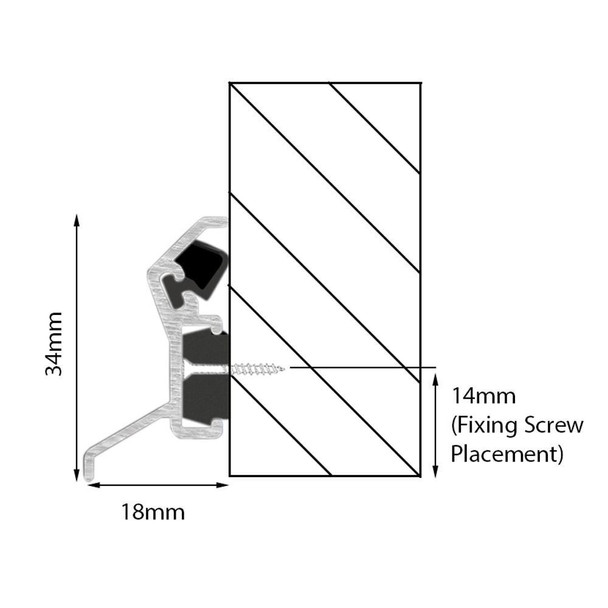 Exitex Expelex Weather Drip Bar Rain Deflector 914mm MK2