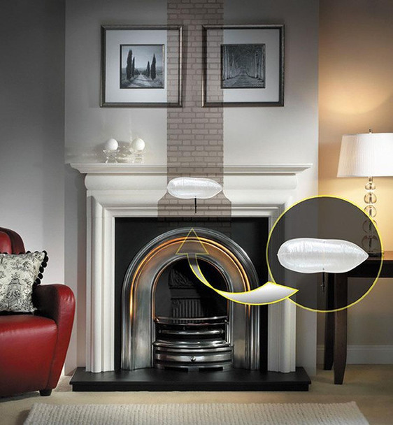 Stormguard Chimney Fireplace Draught Excluder Energy Saving
