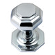 Prima Hardware Prima Octagonal Centre Pull Door Knob 2.36" 60mm or 2.6" 66mm Heavy Duty Solid Brass
