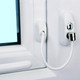 JCP White Cable Window Door Restrictor Child Baby Security Lock