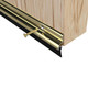Stormguard Aluminium Draught Excluder Rubber Bottom Door Seal Strip