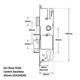 GU New Style Gearbox for Multipoint Door Lock 45mm Backset 92 PZ
