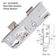  GU New Style Gearbox for Multipoint Door Lock 45mm Backset 92 PZ 