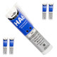 Bond It 5 x Bond It HA6 Silicone Sealant High Mod RTV Marine Grade