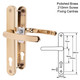 TSS UPVC Door Handle Pair 92mm PZ 210mm Fixings TSS UPVC Door Handle Pair 92mm PZ 210mm Fixings