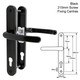 TSS UPVC Door Handle Pair 92mm PZ 210mm Fixings TSS UPVC Door Handle Pair 92mm PZ 210mm Fixings