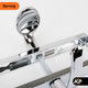  TSS uPVC Door Handle Pair 68PZ 215mm Fixings Lever Pad Fits Fullex 