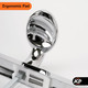  TSS uPVC Door Handle Pair 68PZ 215mm Fixings Lever Pad Fits Fullex 