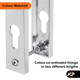 Mila Heritage Composite Door Handle Pair 92mm PZ 211mm Fixings Mila Heritage Composite Door Handle Pair 92mm PZ 211mm Fixings