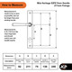 Mila Heritage Composite Door Handle Pair 92mm PZ 211mm Fixings Mila Heritage Composite Door Handle Pair 92mm PZ 211mm Fixings