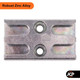Maco Window Espag Mushroom Striker Keep Plate Part No. 356017 97914 UPVC