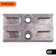 Maco Window Espag Mushroom Striker Keep Plate Part No. 356017 97914 UPVC