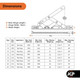 DGS uPVC Window Hinge DGS Elite uPVC Friction Stay Pair