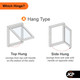 DGS uPVC Window Hinge DGS Elite uPVC Friction Stay Pair