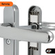  Fab & Fix Windsor UPVC Door Handle Pair 92mm PZ 122mm Fixings 