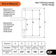 TSS UPVC Door Handle Pair 117mm PZ 237mm Fixings TSS UPVC Door Handle Pair 117mm PZ 237mm Fixings