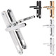 TSS UPVC Door Handle Pair 117mm PZ 237mm Fixings TSS UPVC Door Handle Pair 117mm PZ 237mm Fixings