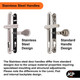 Ultion Sweet Composite UPVC Door Handle Pair 92/62 PZ 211mm Fixings Offset Lever Pad Ultion Sweet Composite UPVC Door Handle Pair 92/62 PZ 211mm Fixings Offset Lever Pad