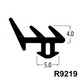 Reddiplex uPVC Window & Door E Gasket Rubber Seal Replacement Strip Bulk 50 - 200m Roll