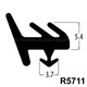Reddiplex uPVC Window & Door E Gasket Rubber Seal Replacement Strip Bulk 50 - 200m Roll