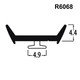 Reddiplex uPVC Window & Door E Gasket Rubber Seal Replacement Strip Bulk 50 - 200m Roll
