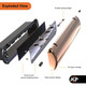 Ultion Sweet 12" Letterbox Set Square Edge for uPVC Composite & Timber Doors