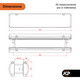  Ultion Sweet 12" Letterbox Set Square Edge for uPVC Composite & Timber Doors 