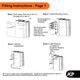 Avocet UPVC Door Flag Hinge MT3D Mini Triad