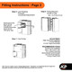 Avocet UPVC Door Flag Hinge MT3D Mini Triad