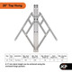 Nico uPVC Window Hinges Nico Universal Replacement Friction Stays Pair | Fits 13mm & 17mm Stack 