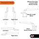  Winlock Cranked Long Lever uPVC Window Handle for Elderly & Arthritis 