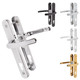  TSS uPVC Door Handle 92mm PZ 200mm Fixings 