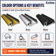  Exitex Macclex MXS 15/2 Replacement Aluminium Door Cill Low Threshold 914mm 