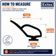  Exitex Replacement Door Threshold Rubber Seal gasket Black for MXS15/2 MXS15/56 