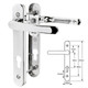  TSS uPVC Door Handle Pair 92mm PZ 160mm Screw Fixings 