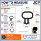  JCP uPVC Window & Door Replacement Bubble Gasket Seal 8 x 9mm 100m Roll 