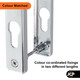 Schlosser Technik Apto Ferco UPVC Door Handle Pair 70mm PZ 180mm Fixings