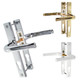  Schlosser Technik Apto Ferco UPVC Door Handle Pair 70mm PZ 180mm Fixings 