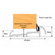 Exitex OUM 4 Aluminium Door Low Threshold Cill 914mm for Outward Opening Doors