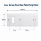 ASEC Garage Door Defender Security Lock & Padlock for Up and Over Doors